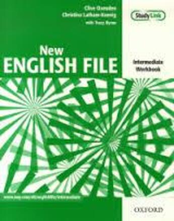 Couverture du livre « New english file intermediate ; livre d'exercices et multirom » de  aux éditions Oxford Up Elt