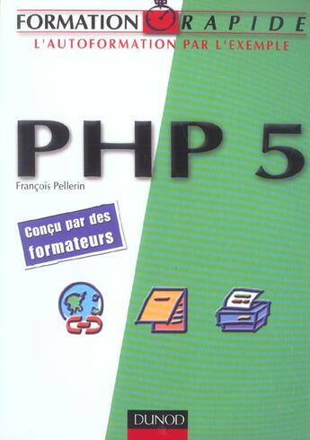 Couverture du livre « Php 5 » de Francois Pellerin aux éditions Dunod