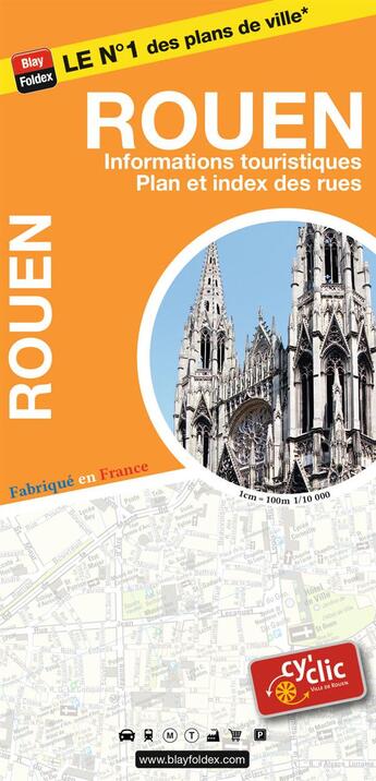 Couverture du livre « Plan rouen » de  aux éditions Blay Foldex