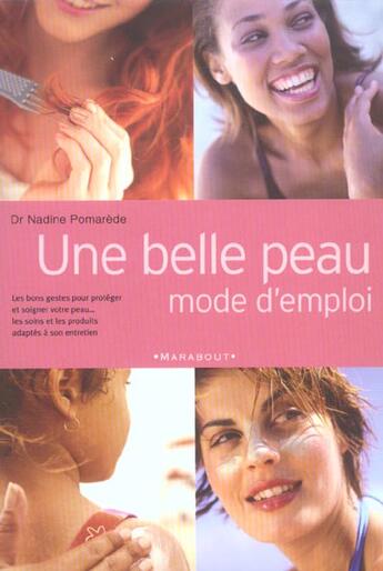 Couverture du livre « La Peau Mode D'Emploi » de Pomarede Nadine aux éditions Marabout