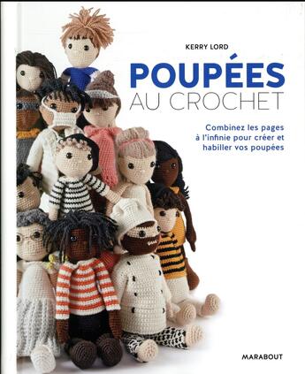 Couverture du livre « Poupees au crochet » de Kerry Lord aux éditions Marabout