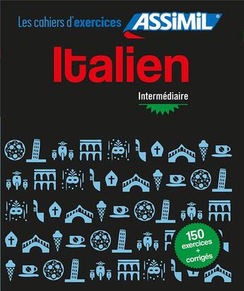 Couverture du livre « Cahier exercices italien interm. » de Federico Benedetti aux éditions Assimil