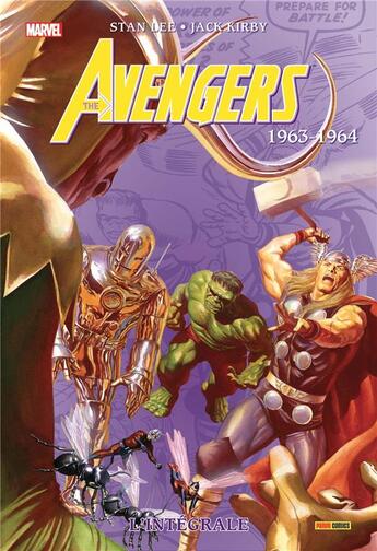 Couverture du livre « Avengers : Intégrale vol.1 : 1963-1964 » de Stan Lee et Jack Kirby aux éditions Panini