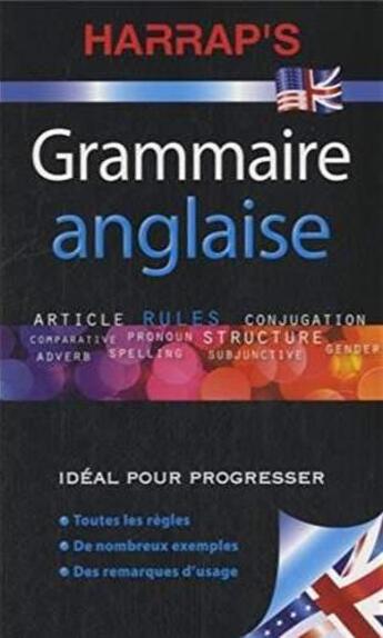 Couverture du livre « Harrap's grammaire anglaise (dans biblio anglaise) » de  aux éditions Harrap's