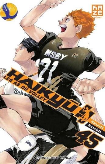 Couverture du livre « Haikyu !! les as du volley Tome 45 » de Haruichi Furudate aux éditions Crunchyroll