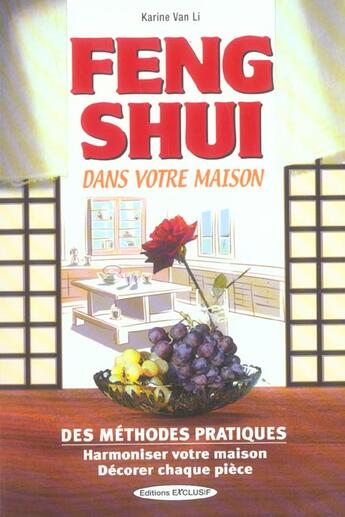 Couverture du livre « Feng-shui dans votre maison » de Karine Van Li aux éditions Exclusif