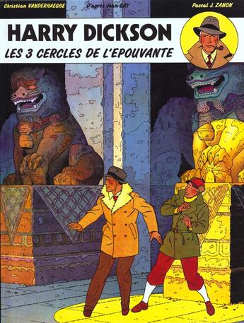 Couverture du livre « Harry Dickson Tome 3 : les 3 cercles de l'épouvante » de Christian Vanderhaeghe et Pascal Zanon aux éditions Arts Et Bd