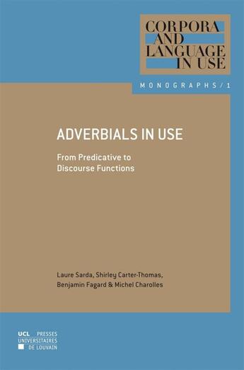 Couverture du livre « Adverbials In Use » de  aux éditions Pu De Louvain