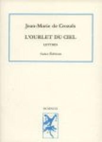 Couverture du livre « L'ourlet du ciel » de Jean-Marie De Crozals aux éditions Cadex