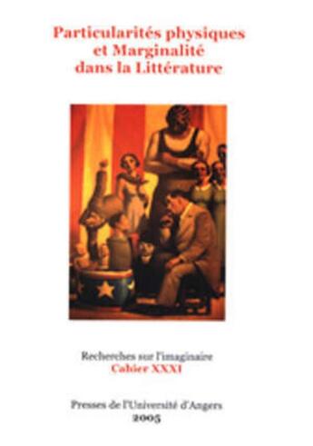 Couverture du livre « Particularités physiques et marginalité dans la littérature » de  aux éditions Pu De Rennes