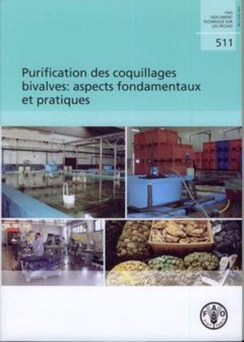 Couverture du livre « Purification des coquillages bivalves : aspects fondamentaux et pratiques (fao document technique su » de Lee Ronald aux éditions Fao