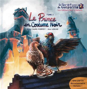 Couverture du livre « Le prince en costume noir » de Elsa Faure-Pompey et Amin Lebiad aux éditions Nla Creations