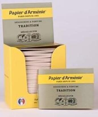 Couverture du livre « Papier d'armenie - carnet tradition » de  aux éditions Dg-exodif