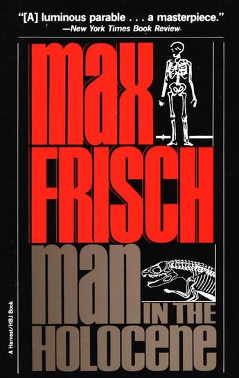 Couverture du livre « Man in the Holocene » de Max Frisch aux éditions Houghton Mifflin Harcourt