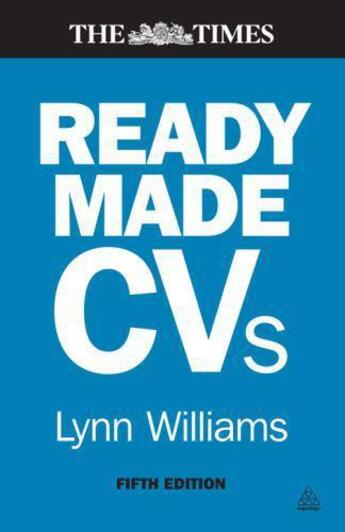 Couverture du livre « Readymade CVs » de Lynn Williams aux éditions Kogan Page Digital