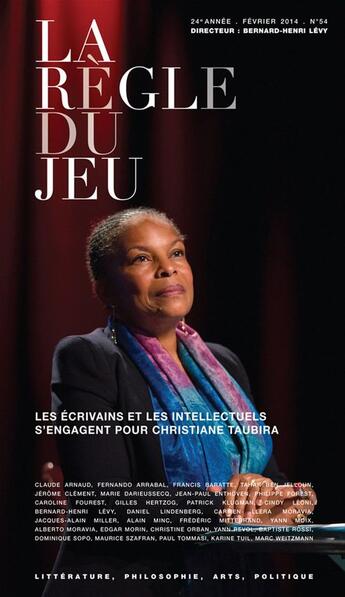 Couverture du livre « Revue La Regle Du Jeu T.54 » de Revue La Regle Du Jeu aux éditions Grasset Et Fasquelle