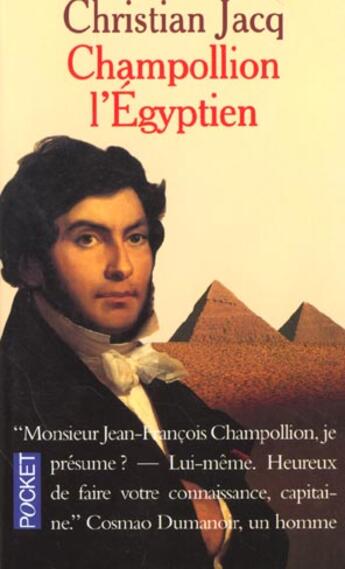 Couverture du livre « Champollion L'Egyptien » de Christian Jacq aux éditions Pocket