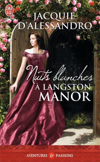 Couverture du livre « Nuits blanches à Langston Manor » de Jacquie D'Alessandro aux éditions J'ai Lu