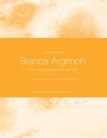 Couverture du livre « Cahiers de résidence 7 ; Bianca Argimon » de Gael Charbau aux éditions Actes Sud