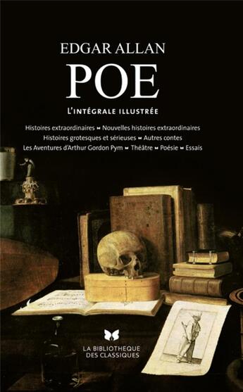 Couverture du livre « L'intégrale illustrée » de Edgar Allan Poe aux éditions Archipoche