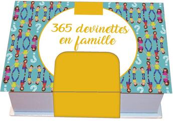 Couverture du livre « 365 devinettes en famille » de  aux éditions Editions 365