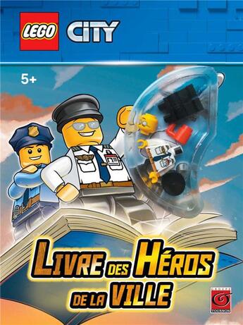 Couverture du livre « Lego city livre des heros de la ville » de  aux éditions Carabas