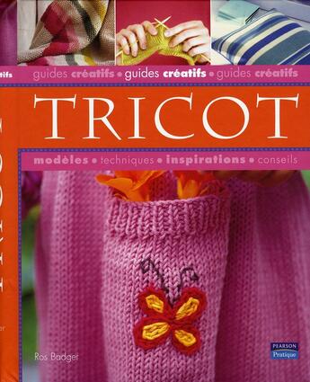 Couverture du livre « Guides créatifs ; tricot » de  aux éditions Pearson