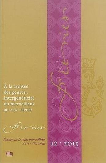 Couverture du livre « FEERIES » de De Partensky Verane aux éditions Uga Éditions