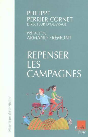 Couverture du livre « Portraits des campagnes francaises » de Philippe Perrier-Cornet aux éditions Editions De L'aube