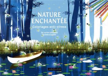 Couverture du livre « Nature enchantee / jardins enchantes » de Sandra Lebrun aux éditions Larousse