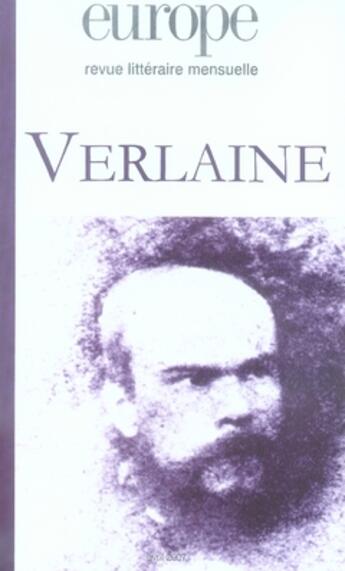 Couverture du livre « Revue Europe N.936 ; Paul Verlaine » de  aux éditions Revue Europe