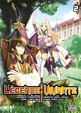 Couverture du livre « Légende vivante Tome 2 » de Gingitsune Ezo et Chako Abeno et Deecha aux éditions Delcourt