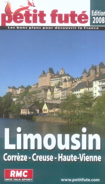 Couverture du livre « Limousin (édition 2007-2008) » de Collectif Petit Fute aux éditions Le Petit Fute