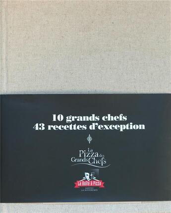 Couverture du livre « Pizzas des grands chefs » de Chloe Des Lysses et Vincent Tannieres aux éditions Laymon