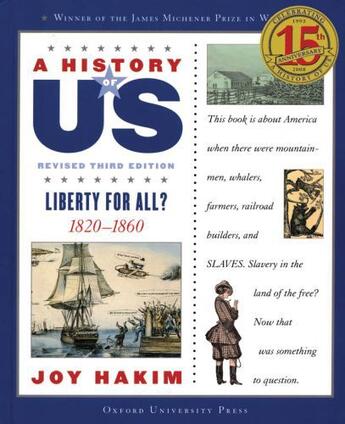 Couverture du livre « A History of US: Liberty for All?: 1820-1860 A History of US Book Five » de Hakim Joy aux éditions Oxford University Press Usa