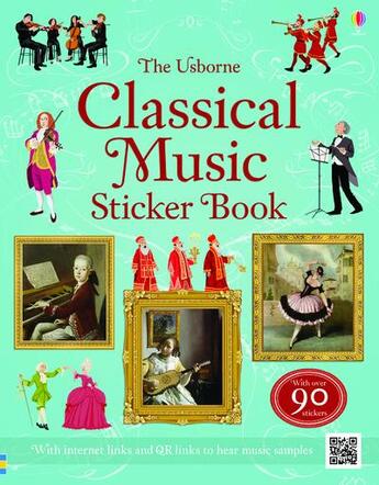 Couverture du livre « Classical music sticker book » de Anthony Marks aux éditions Usborne