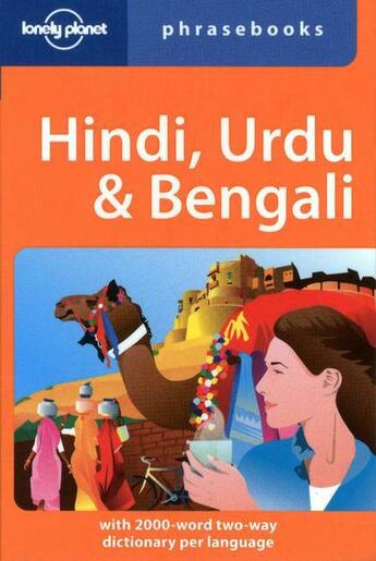 Couverture du livre « Hindi, urdu & bengali » de  aux éditions Lonely Planet France