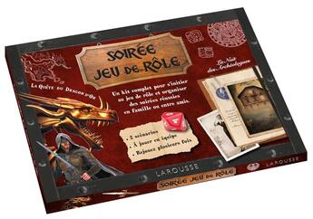 Couverture du livre « Soirée jeu de rôle ; la quête du dragon d'or » de Francois Yvon aux éditions Larousse