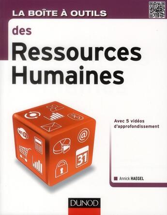 Couverture du livre « La boîte à outils : des ressources humaines » de Annick Haegel aux éditions Dunod