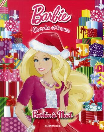 Couverture du livre « Cherche et trouve barbie à Noël » de  aux éditions Albin Michel