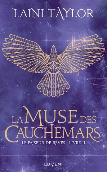 Couverture du livre « Le faiseur de rêves Tome 2 : la muse des cauchemars » de Laini Taylor aux éditions Lumen