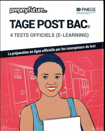 Couverture du livre « TAGE® post Bac ; 4 tests officiels (e-learning) » de  aux éditions Ellipses