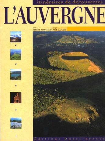 Couverture du livre « L'auvergne » de Damase-Mazataud-Meri aux éditions Ouest France