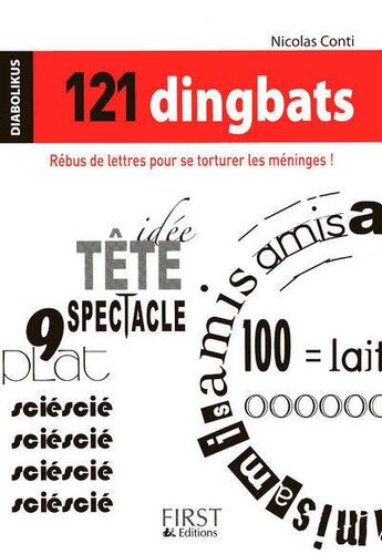 Couverture du livre « 121 dingbats » de Nicolas Conti aux éditions First