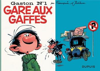 Couverture du livre « Gaston à l'italienne Tome 1 : gare aux gaffes » de Jidehem et Andre Franquin aux éditions Dupuis