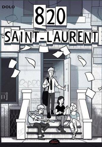 Couverture du livre « 820 Saint-Laurent » de Olivier Donato aux éditions Les Malins