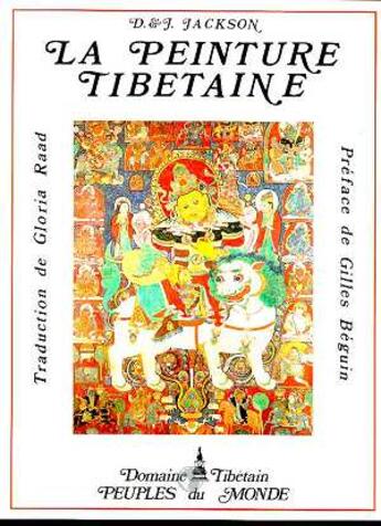 Couverture du livre « La peinture tibetaine » de Jackson David Paul aux éditions Peuples Du Monde