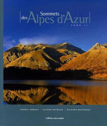 Couverture du livre « Sommets des Alpes d'Azur t.2 » de Pascal Bersac aux éditions Gilletta