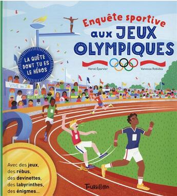 Couverture du livre « Enquete sportive aux jeux olympiques » de Eparvier/Robidou aux éditions Tourbillon