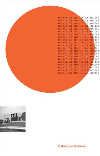 Couverture du livre « Olt » de Jean-Baptiste Sauvage et Olivier Mosset aux éditions Les Presses Du Reel